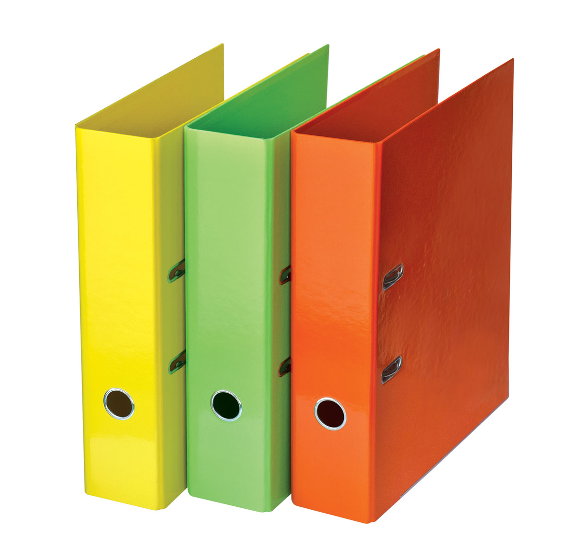 Double Side Color Paper Lever Arch File with Lamination